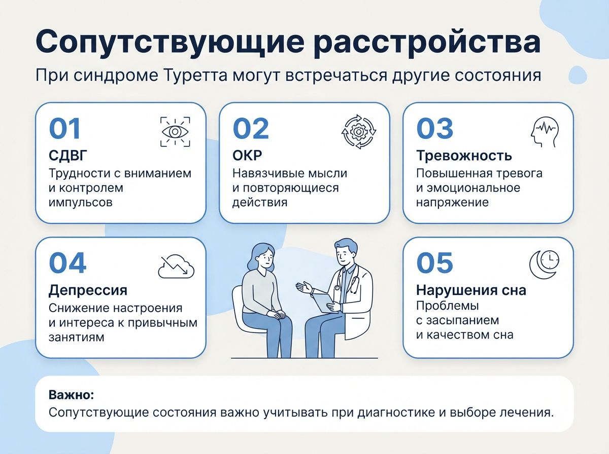 Лечение синдрома Туретта в Челябинске инфографика